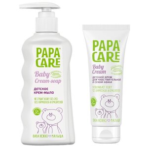 Papa Care Набор Крем-мыло для детей + Крем для чувствительной кожи (фото modal nav 1)