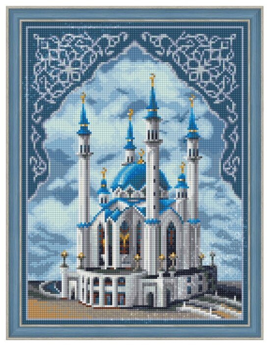 Алмазная живопись Набор алмазной вышивки Мечеть Кул-Шариф (АЖ-1741) 30х40 см (фото modal 2)