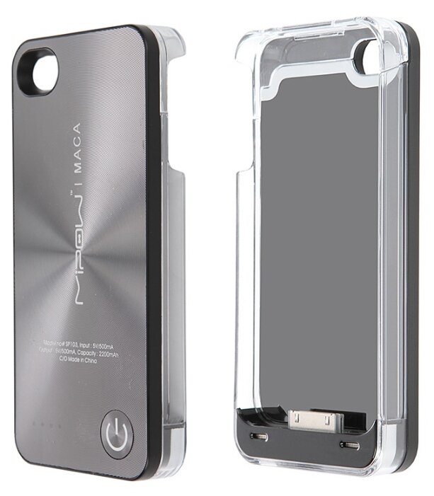 Чехол-аккумулятор MIPOW MACA Color Power Case SP103A для Apple iPhone 4/iPhone 4S (фото modal 5)