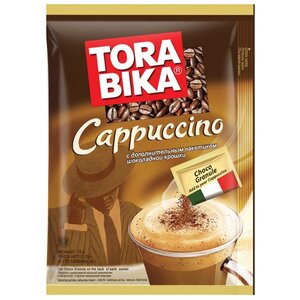 Растворимый кофе Tora bika Cappuccino с шоколадной крошкой, в пакетиках (фото modal nav 2)