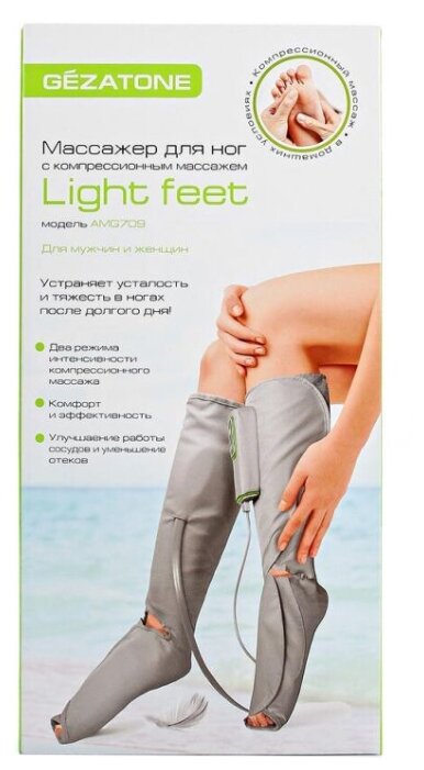 Gezatone массажер для ног с компрессионным массажем Light Feet AMG709 (1301145) (фото modal 4)