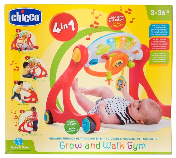 Интерактивная развивающая игрушка Chicco Гимнастический центр 4 в 1 GYM (фото modal 13)