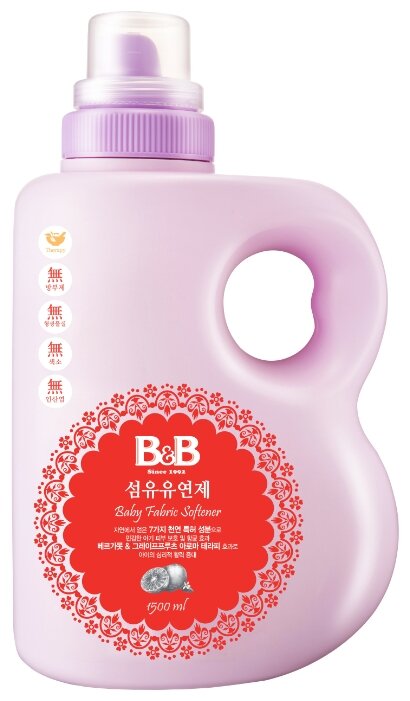 Кондиционер для стирки детского белья с ароматом бергамота и грейпфрута B&B (фото modal 1)