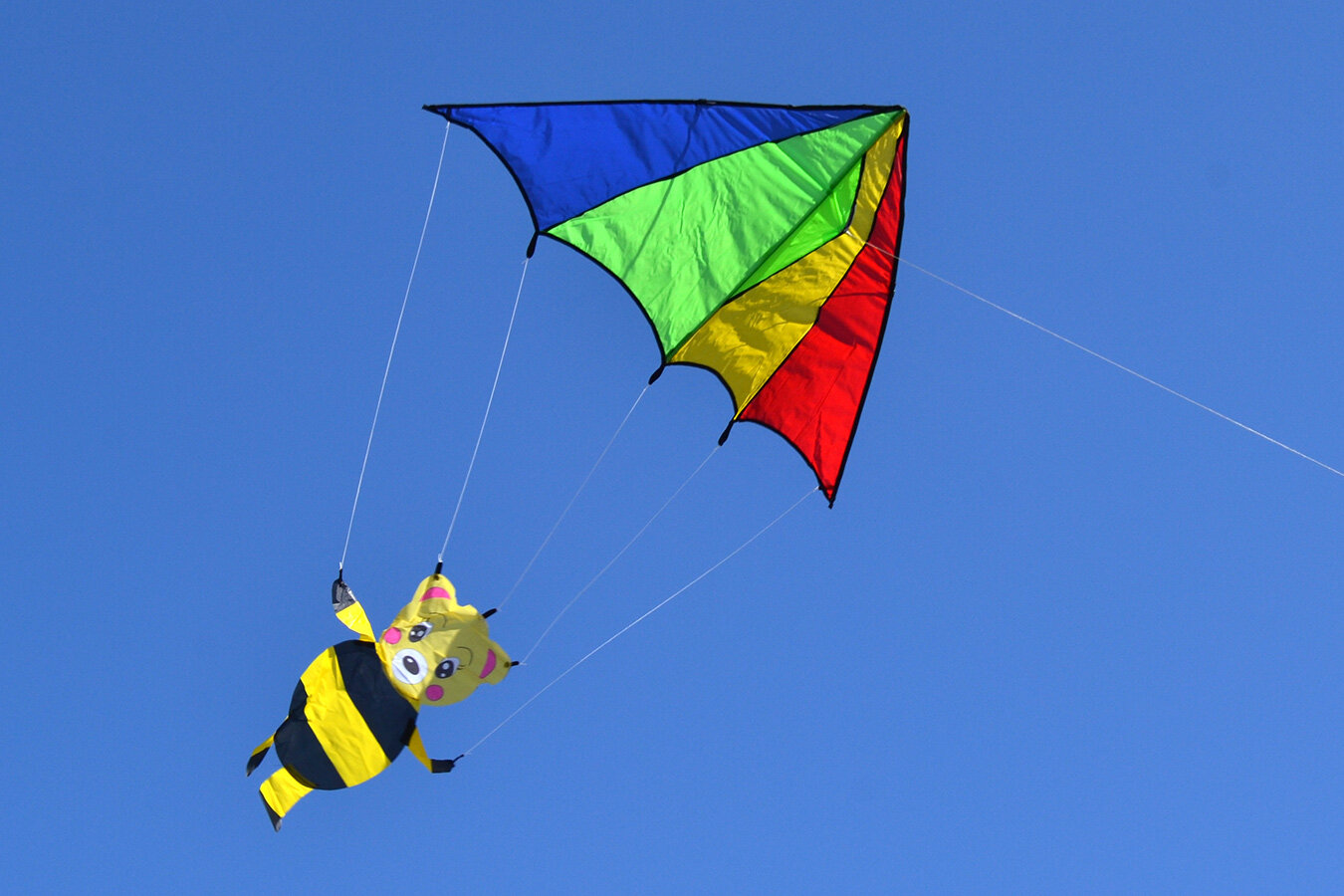 Воздушный змей Веселый ветер Тигр парашютист (фото modal 3)