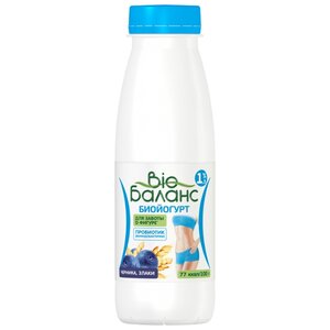 Питьевой йогурт Био Баланс с бифидобактериями Черника-злаки 1.5%, 330 г (фото modal nav 1)