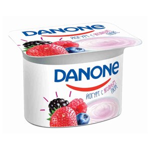 Йогурт Danone Лесные ягоды 2.9%, 110 г (фото modal nav 1)
