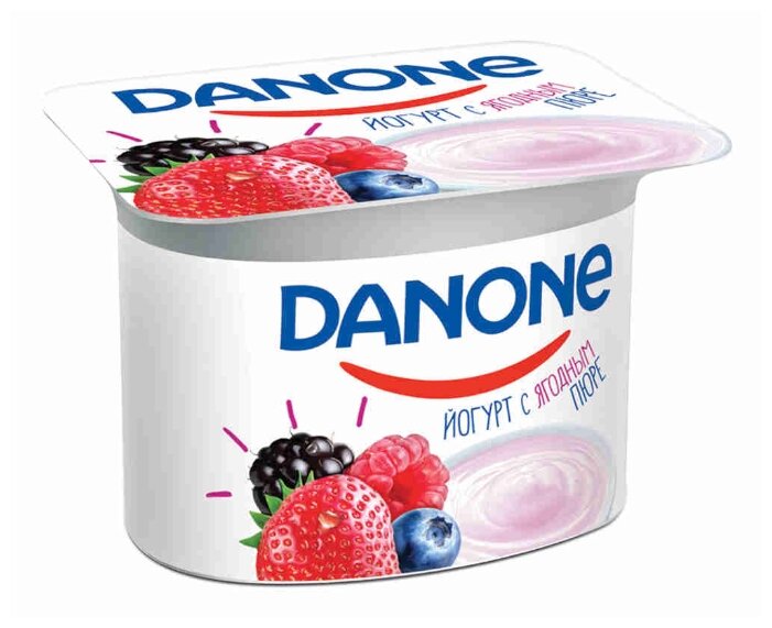 Йогурт Danone Лесные ягоды 2.9%, 110 г (фото modal 1)