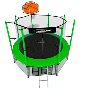 Каркасный батут i-JUMP Basket 12FT 366х366х240 см (фото modal nav 2)
