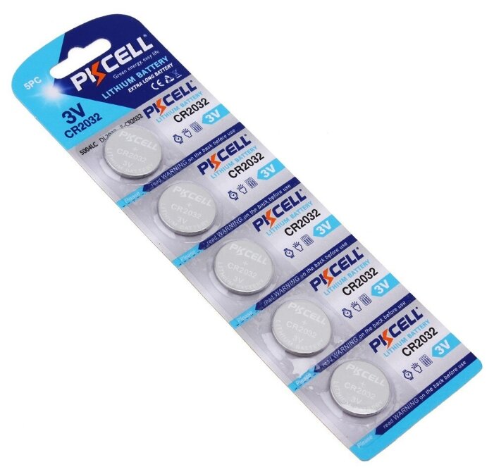 Батарейка PKCELL Lithium Button Cell CR2032 (фото modal 1)