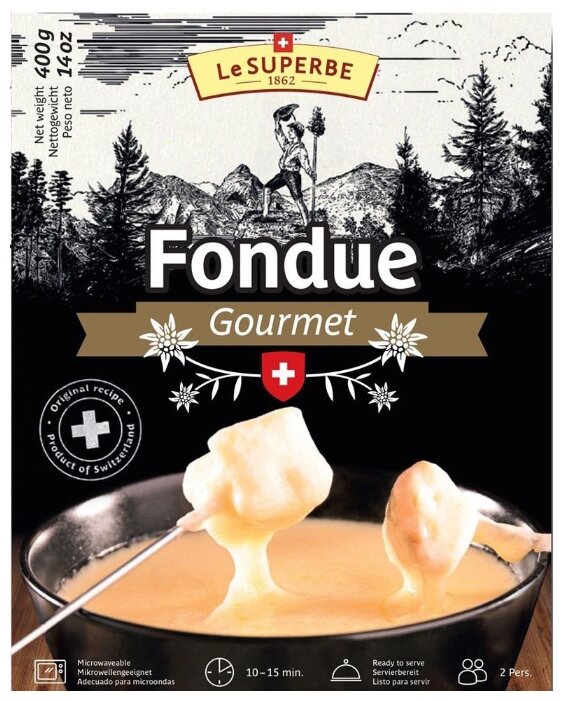 Сырный продукт Le Superbe Сырный продукт для фондю Люстенбергер плавленый 40% (фото modal 1)