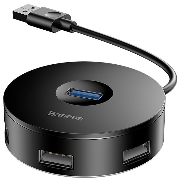 USB-концентратор Baseus round box USB HUB (CAHUB-U), разъемов: 5 (фото modal 3)
