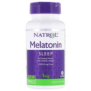 Мелатонин Natrol Melatonin 1 mg (180 таблеток) (фото modal nav 1)