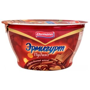 Пудинг Ehrmann Эрмигурт со вкусом Молочный шоколад (фото modal nav 1)