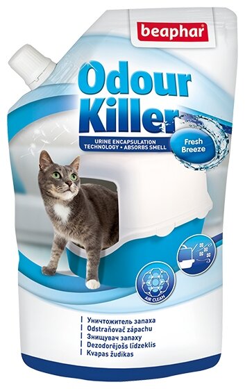 Ликвидатор запаха Beaphar Odour Killer для кошачьих туалетов 400 г (фото modal 1)