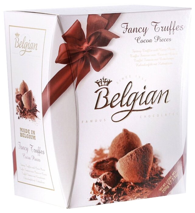 Набор конфет The Belgian Fancy Truffes Cocoa Pieces, 200г (фото modal 1)