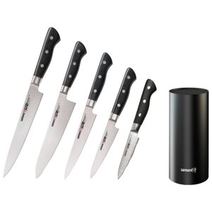 Набор Samura Pro-S 5 ножей с подставкой (фото modal nav 1)