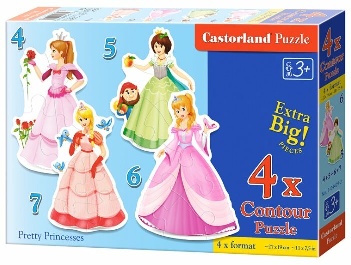 Набор пазлов Castorland Pretty Princesses (B-04409) (фото modal 1)