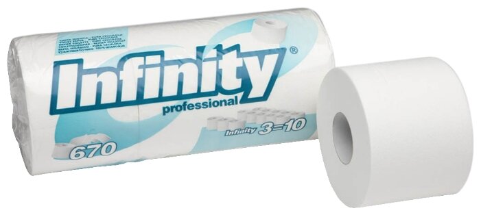Туалетная бумага Celtex Infinity Professional двухслойная белая (фото modal 1)