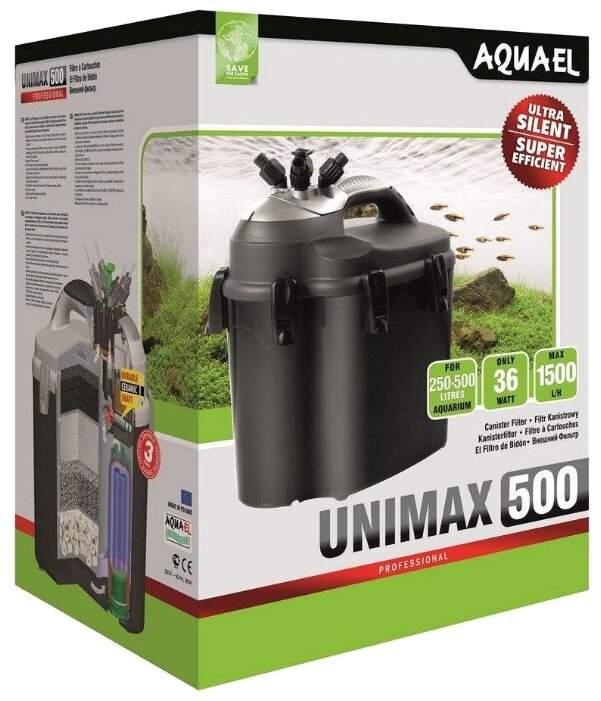 Фильтр Aquael Unimax 500 (фото modal 2)