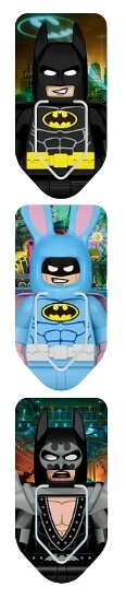 Набор закладок LEGO Batman/Glam Rocker Batman/Easter Bunny Batman 3 шт. (фото modal 2)