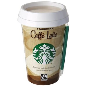 Напиток Caffe Latte Starbucks молочный кофейный 0.22 л (фото modal nav 1)
