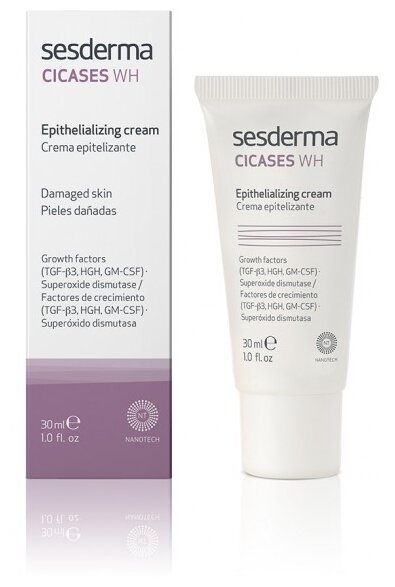 Крем SesDerma Cicases WH Epithelializing Cream Крем эпителизирующий 30 мл (фото modal 1)