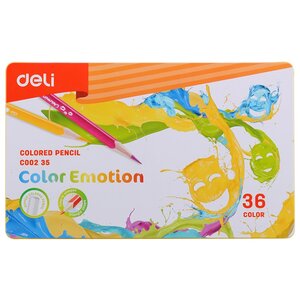 Deli Карандаши цветные Color Emotion 36 цветов (1028828) (фото modal nav 1)