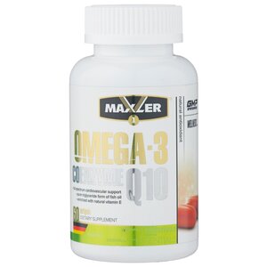 Омега жирные кислоты Maxler Omega-3 Coenzyme Q10 (60 капсул) (фото modal nav 1)