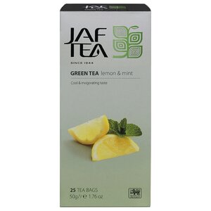 Чай зеленый Jaf Tea Silver collection Lemon & mint в пакетиках (фото modal nav 1)