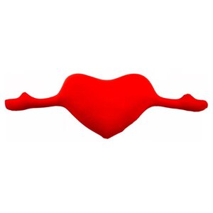 Подушка декоративная Мнушки Сердце с руками 30х78 см (Ап11сер11) (фото modal nav 1)