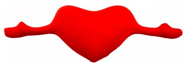 Подушка декоративная Мнушки Сердце с руками 30х78 см (Ап11сер11) (фото modal 1)