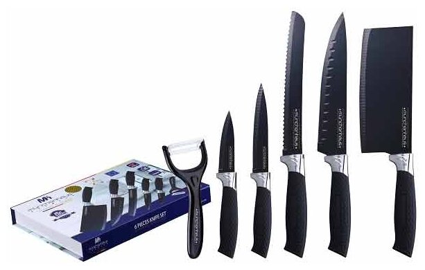 Набор MunchenHaus 5 ножей и овощечистка MH-1115/MH-1116/MH-1126 (фото modal 2)