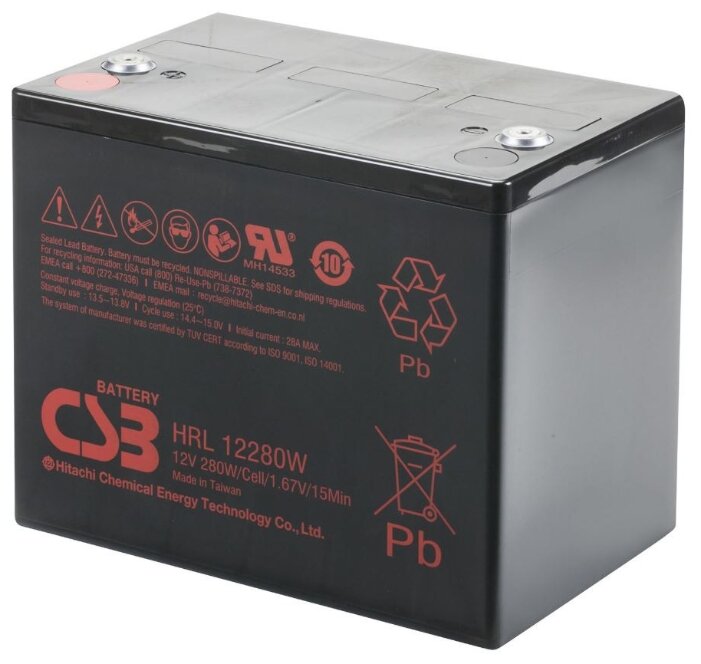 Аккумуляторная батарея CSB HRL 12280W 70 А·ч (фото modal 1)
