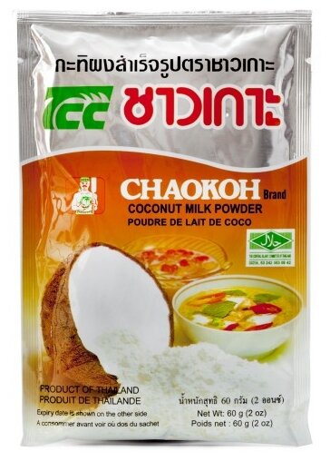 Chaokoh Кокосовое молоко сухое, 60 г (фото modal 1)