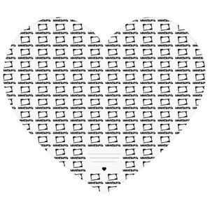 Холст Малевичъ на картоне в форме сердца 40х35 см (220140) (фото modal nav 2)