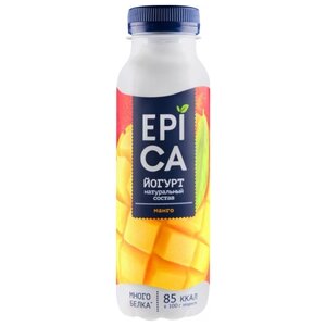 Питьевой йогурт EPICA манго 2.5%, 290 г (фото modal nav 1)