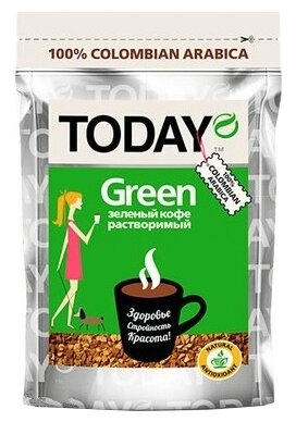 Кофе растворимый Today Green, пакет (фото modal 1)