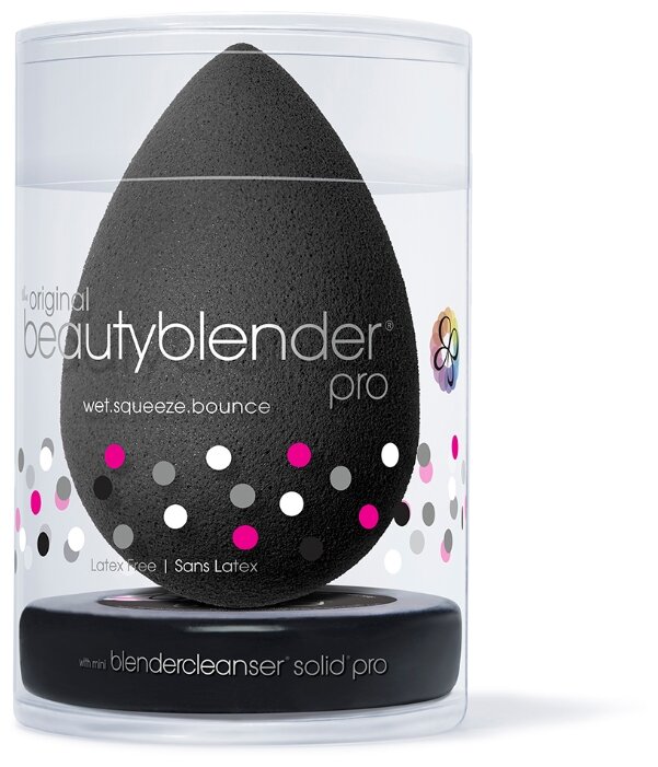 Набор аксессуаров beautyblender спонж pro и мыло mini blendercleanser solid pro (фото modal 2)