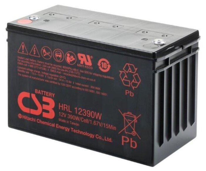 Аккумуляторная батарея CSB HRL 12390W 97.5 А·ч (фото modal 1)