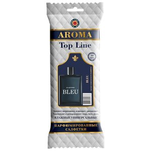 Влажные салфетки AROMA TOP LINE универсальные парфюмированные Bleu de Chanel №17 (фото modal nav 1)