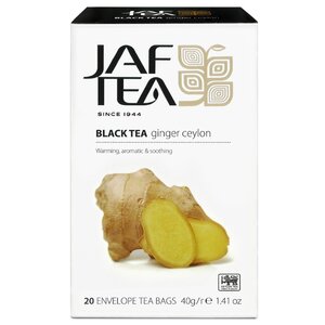 Чай черный Jaf Tea Platinum collection Ginger Ceylon в пакетиках (фото modal nav 1)