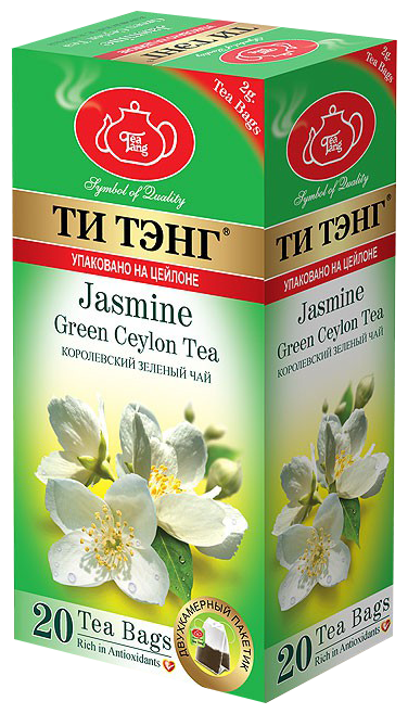 Чай зеленый Ти Тэнг Jasmine в пакетиках (фото modal 1)