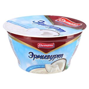 Пудинг Ehrmann Эрмигурт со вкусом кокосовый крем 3.3% (фото modal nav 1)
