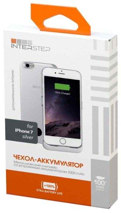 Чехол-аккумулятор INTERSTEP Metal battery case для iPhone 7/8 (фото modal 19)