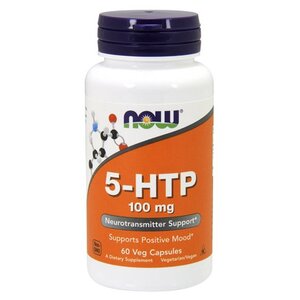 Аминокислота NOW 5-HTP 100 mg (60 капсул) (фото modal nav 1)
