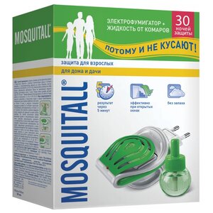 Фумигатор + жидкость Mosquitall Защита для взрослых (фото modal nav 1)