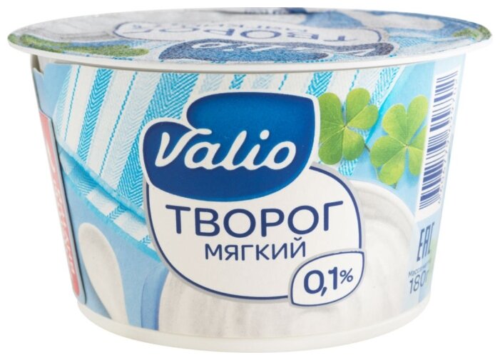Valio Творог мягкий обезжиренный 0.1%, 180 г (фото modal 1)