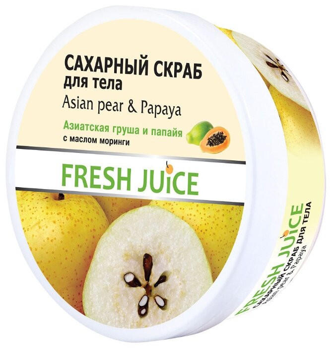 Fresh Juice Сахарный скраб для тела Asian pear and Papaya (фото modal 1)