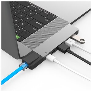 USB-концентратор HyperDrive NET 6-in-2 (GN28N), разъемов: 4 (фото modal nav 8)