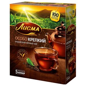 Чай черный Лисма Особо крепкий в пакетиках (фото modal nav 3)